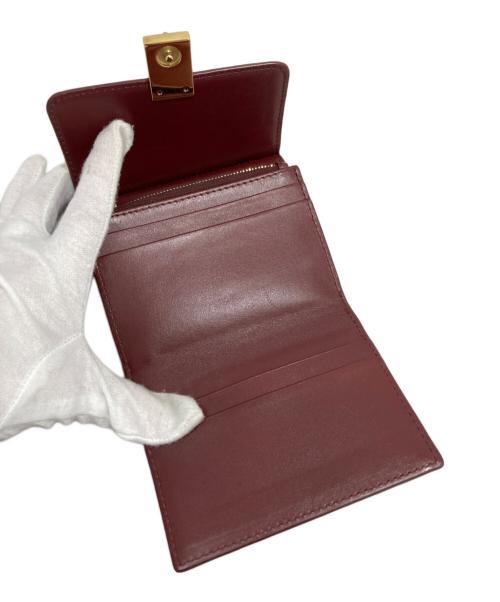 POLENE（ポレーヌ）POLENE (ポレーヌ) 財布 レッドの古着・服飾アイテム