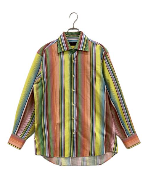 ETRO（エトロ）ETRO (エトロ) ストライプシャツ マルチカラー サイズ:40の古着・服飾アイテム