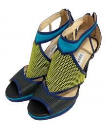 JIMMY CHOO（ジミーチュウ）の古着「サンダル」｜ブルー