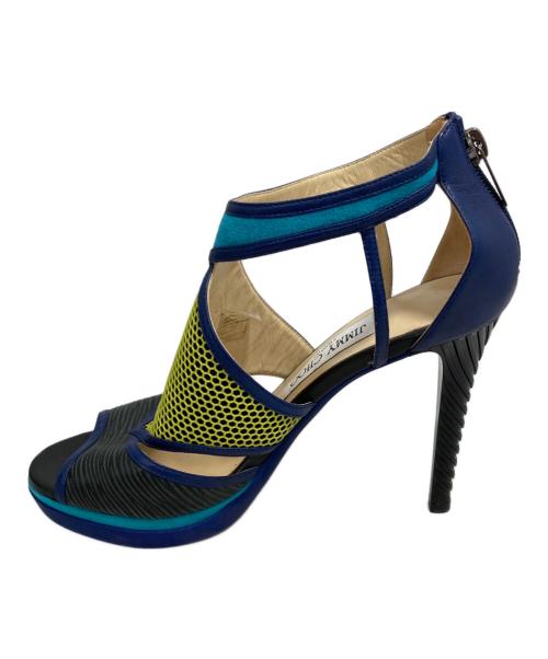 JIMMY CHOO（ジミーチュウ）JIMMY CHOO (ジミーチュウ) サンダル ブルー サイズ:表記無しの古着・服飾アイテム