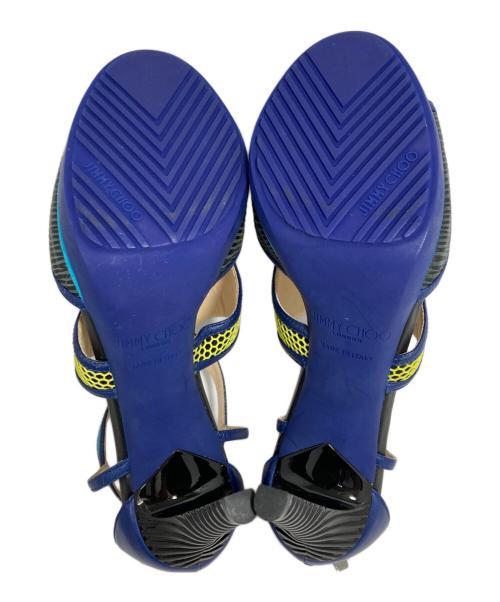 JIMMY CHOO（ジミーチュウ）JIMMY CHOO (ジミーチュウ) サンダル ブルー サイズ:表記無しの古着・服飾アイテム