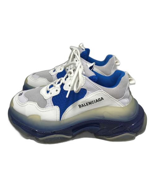 BALENCIAGA（バレンシアガ）BALENCIAGA (バレンシアガ) ローカットスニーカー ブルー サイズ:39の古着・服飾アイテム