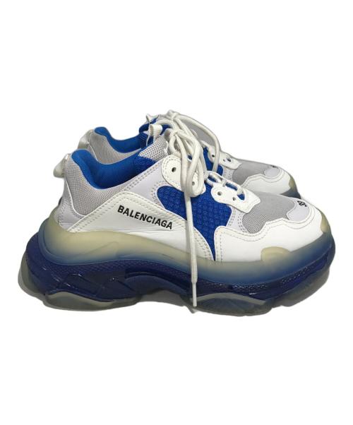 BALENCIAGA（バレンシアガ）BALENCIAGA (バレンシアガ) ローカットスニーカー ブルー サイズ:39の古着・服飾アイテム