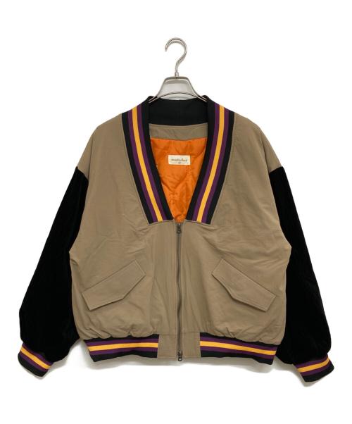 masterkey（マスターキー）masterkey (マスターキー) W.A-1 4WAYストレッチ和MA-1ブルゾン ベージュ サイズ:2の古着・服飾アイテム