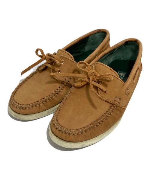 GUCCI（グッチ）GUCCI (グッチ) デッキシューズ ベージュ サイズ:35 1/2の古着・服飾アイテム