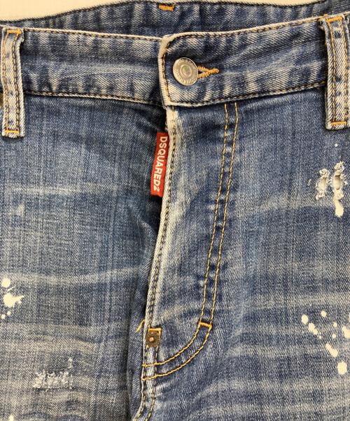 DSQUARED2（ディースクエアード）DSQUARED2 (ディースクエアード) Medium Bleached Spot Wash Cool Guy Jeans ブラック サイズ:50の古着・服飾アイテム