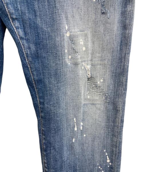 DSQUARED2（ディースクエアード）DSQUARED2 (ディースクエアード) Medium Bleached Spot Wash Cool Guy Jeans ブラック サイズ:50の古着・服飾アイテム