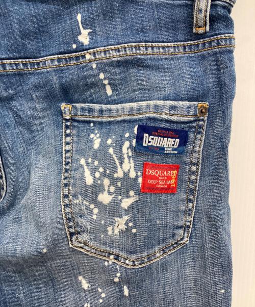 DSQUARED2（ディースクエアード）DSQUARED2 (ディースクエアード) Medium Bleached Spot Wash Cool Guy Jeans ブラック サイズ:50の古着・服飾アイテム