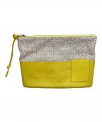 LOEWEロエベ）の古着「Paula's Ibiza Oblong Pouch」｜ベージュ