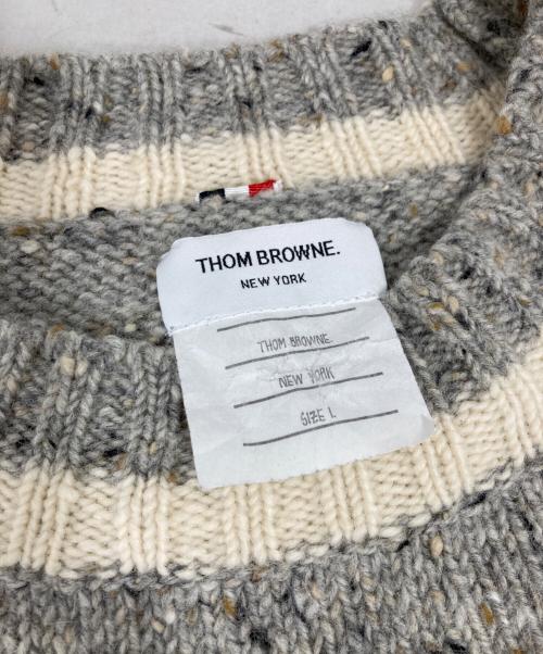Thom Browne（トムブラウン）Thom Browne (トムブラウン) ニット グレー サイズ:Lの古着・服飾アイテム