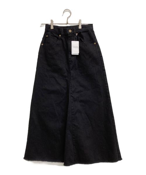 SLOBE IENA（スローブ イエナ）SLOBE IENA (スローブ イエナ) ヴィンテージライクロングスカート ブラック サイズ:36 未使用品の古着・服飾アイテム