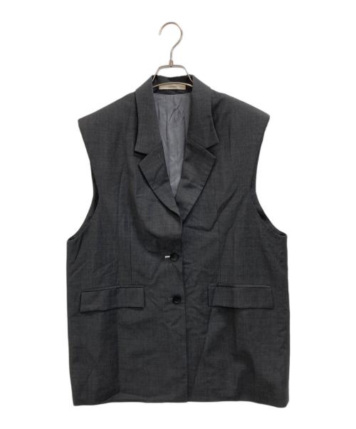 LOHEN（ローヘン）LOHEN (ローヘン) ノースリーブジャケット グレー サイズ:38の古着・服飾アイテム