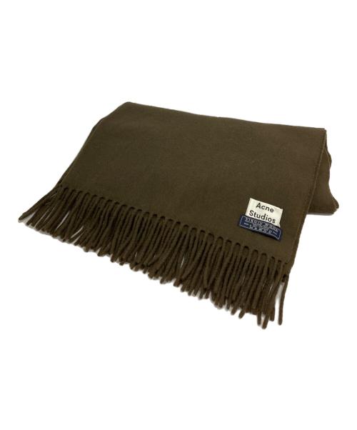 Acne studios（アクネ ストゥディオス）ACNE STUDIOS (アクネ ストゥディオス) マフラー ブラウンの古着・服飾アイテム