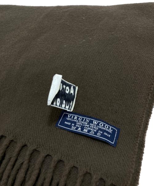 Acne studios（アクネ ストゥディオス）ACNE STUDIOS (アクネ ストゥディオス) マフラー ブラウンの古着・服飾アイテム