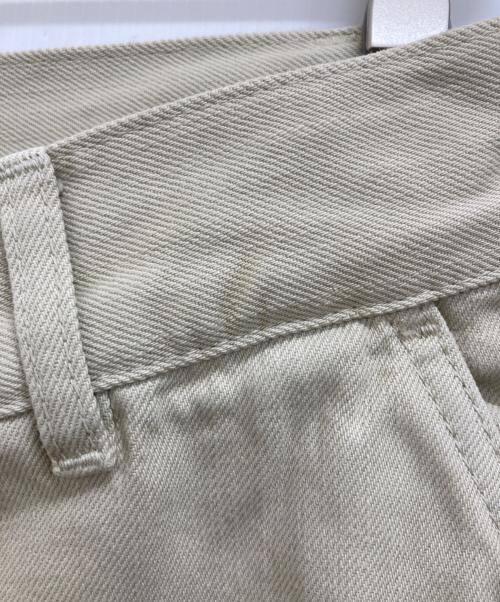 STUDIO NICHOLSON（スタジオ ニコルソン）STUDIO NICHOLSON (スタジオ ニコルソン) wide crop pant ベージュの古着・服飾アイテム