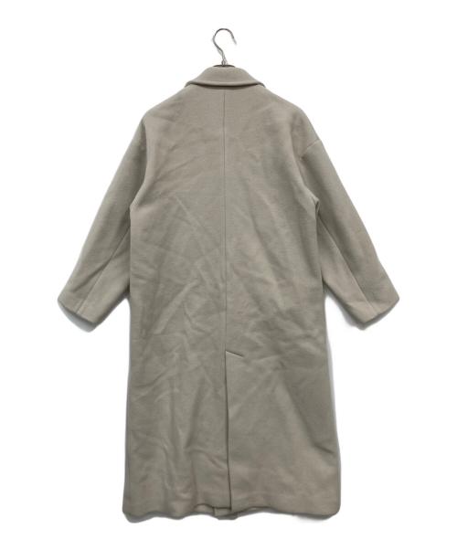 Demi-Luxe Beams（デミルクス ビームス）Demi-Luxe Beams (デミルクス ビームス) ソフトメルトンロングコート ベージュ サイズ:36の古着・服飾アイテム