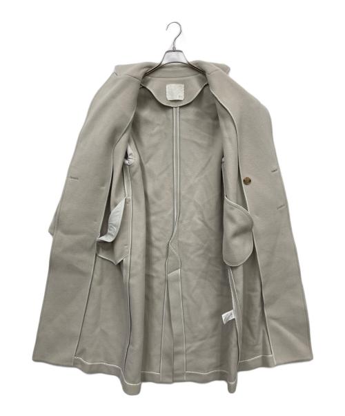 Demi-Luxe Beams（デミルクス ビームス）Demi-Luxe Beams (デミルクス ビームス) ソフトメルトンロングコート ベージュ サイズ:36の古着・服飾アイテム