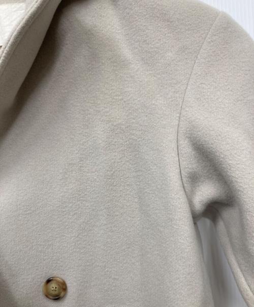 Demi-Luxe Beams（デミルクス ビームス）Demi-Luxe Beams (デミルクス ビームス) ソフトメルトンロングコート ベージュ サイズ:36の古着・服飾アイテム