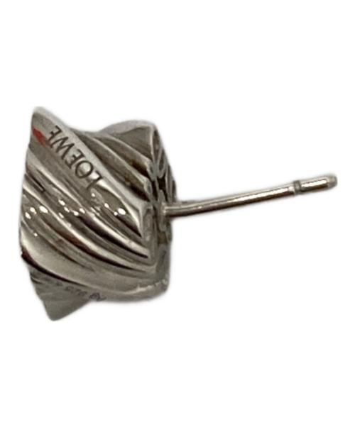 LOEWE（ロエベ）LOEWE (ロエベ) TWISTED ANAGRAM SINGLE EARRING シルバーの古着・服飾アイテム