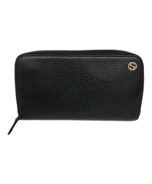 GUCCI（グッチ）GUCCI (グッチ) 長財布 ブラックの古着・服飾アイテム