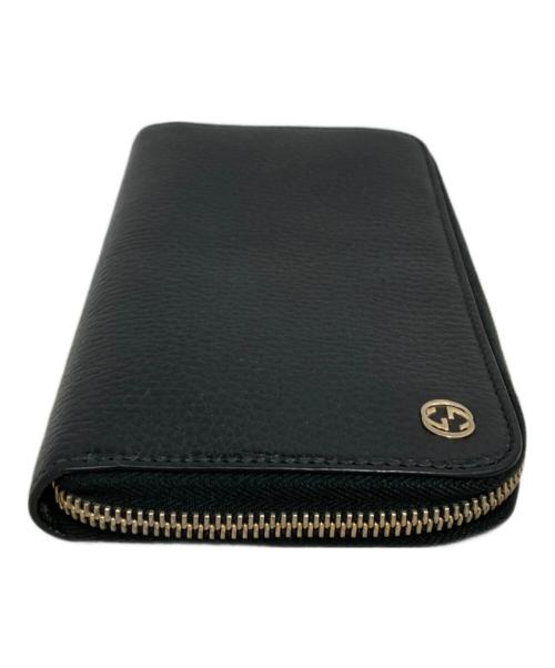 GUCCI（グッチ）GUCCI (グッチ) 長財布 ブラックの古着・服飾アイテム