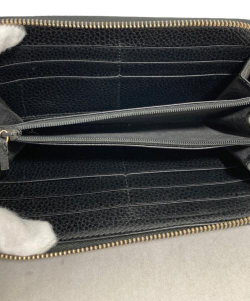 GUCCI（グッチ）GUCCI (グッチ) 長財布 ブラックの古着・服飾アイテム