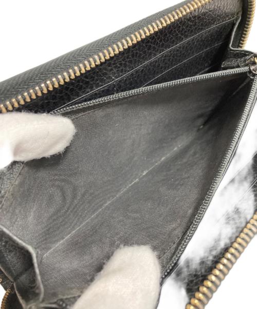 GUCCI（グッチ）GUCCI (グッチ) 長財布 ブラックの古着・服飾アイテム