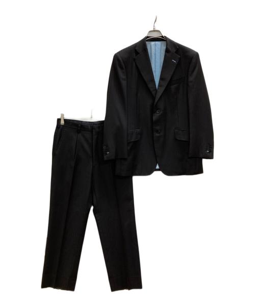 ERMENEGILDO ZEGNA（エルメネジルド・ゼニア）ERMENEGILDO ZEGNA (エルメネジルド・ゼニア) セットアップスーツ ブラック サイズ:表記なしの古着・服飾アイテム