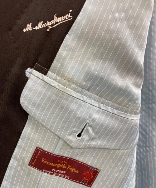 ERMENEGILDO ZEGNA（エルメネジルド・ゼニア）ERMENEGILDO ZEGNA (エルメネジルド・ゼニア) セットアップスーツ ブラック サイズ:表記なしの古着・服飾アイテム