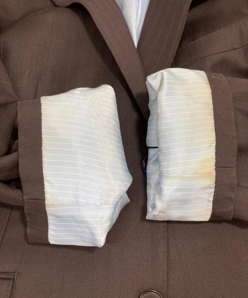 ERMENEGILDO ZEGNA（エルメネジルド・ゼニア）ERMENEGILDO ZEGNA (エルメネジルド・ゼニア) セットアップスーツ ブラック サイズ:表記なしの古着・服飾アイテム