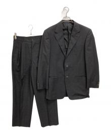 GIANNI VERSACE（ジャンニ・ヴェルサーチ）の古着「3Bサマーセットアップスーツ」｜ブラック