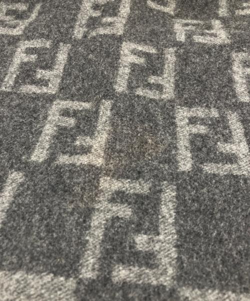 FENDI（フェンディ）FENDI (フェンディ) マフラー グレーの古着・服飾アイテム
