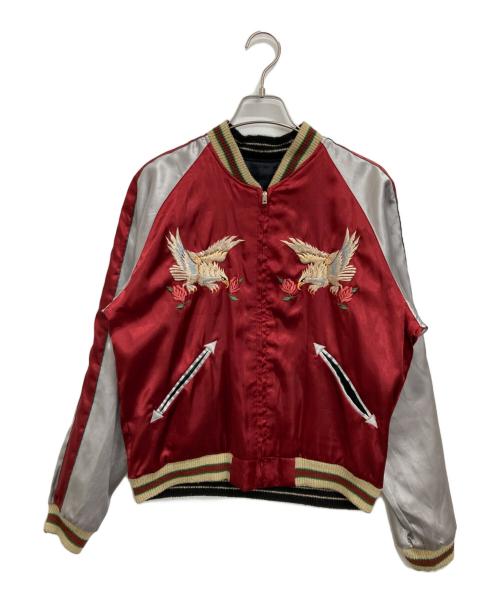 東洋エンタープライズ（トウヨウエンタープライズ）東洋エンタープライズ (トウヨウエンタープライズ) 五重塔スカジャン ブラック/ゴールド×レッド/シルバー サイズ:Mの古着・服飾アイテム