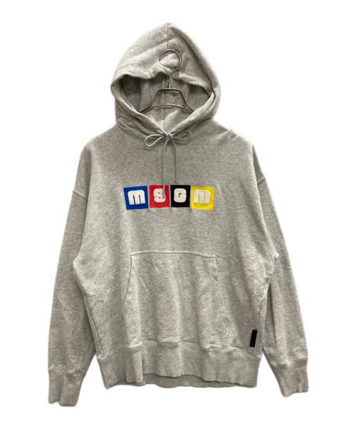 MSGM（エムエスジーエム）MSGM (エムエスジーエム) パーカー グレー サイズ:Mの古着・服飾アイテム