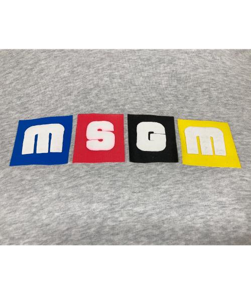 MSGM（エムエスジーエム）MSGM (エムエスジーエム) パーカー グレー サイズ:Mの古着・服飾アイテム