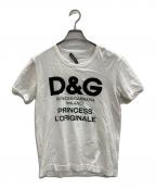 DOLCE & GABBANAドルチェ＆ガッバーナ）の古着「ロゴプリントTシャツ」｜ホワイト