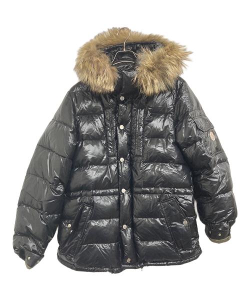 MONCLER（モンクレール）MONCLER (モンクレール) ROD ファーダウンジャケット ブラック サイズ:SIZE 1の古着・服飾アイテム