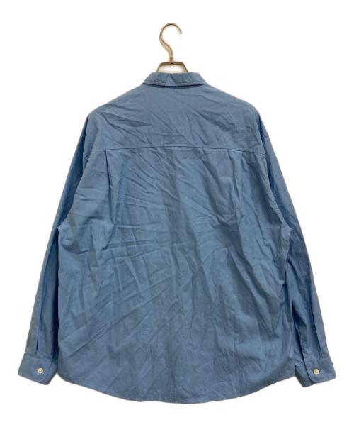AURALEE（オーラリー）AURALEE (オーラリー) WASHED FINX TWILL BIG SHIRTS スカイブルー サイズ:5の古着・服飾アイテム