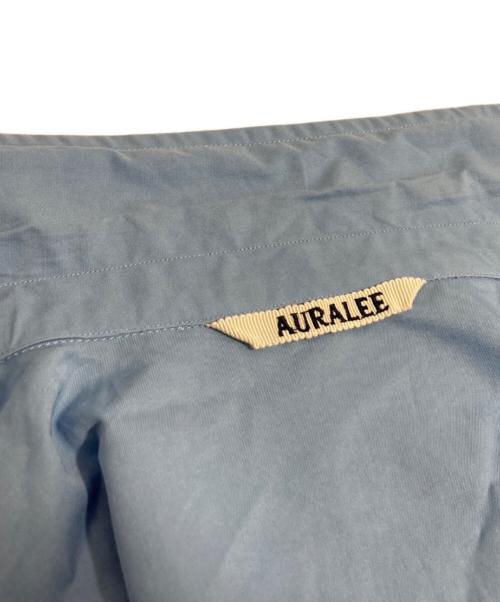 AURALEE（オーラリー）AURALEE (オーラリー) WASHED FINX TWILL BIG SHIRTS スカイブルー サイズ:5の古着・服飾アイテム