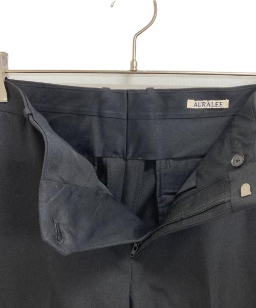 AURALEE（オーラリー）AURALEE (オーラリー) LIGHT WOOL MAX GABARDINE SLACKS ブラック サイズ:4の古着・服飾アイテム