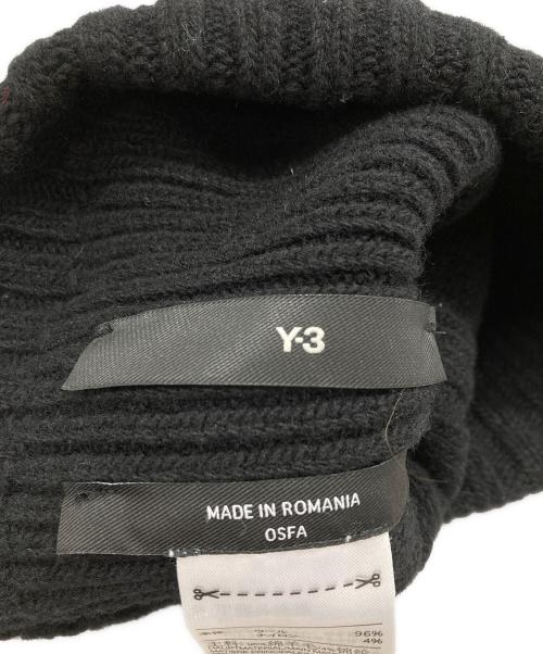 Y-3（ワイスリー）Y-3 (ワイスリー) ニット帽 ブラックの古着・服飾アイテム