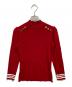 BORDERS at BALCONY（ボーダーズアットバルコニー）の古着「ハイネックニット」｜レッド