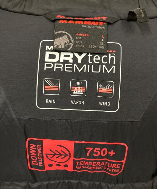 MAMMUT（マムート）MAMMUT (マムート) ダウンジャケット ブラック サイズ:Lの古着・服飾アイテム