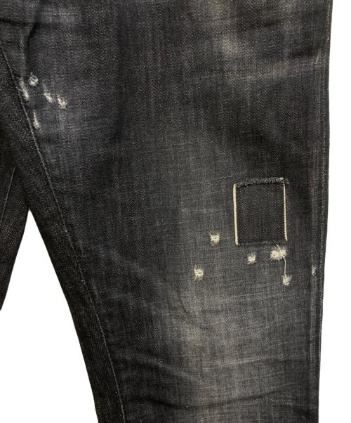 DSQUARED2（ディースクエアード）DSQUARED2 (ディースクエアード) デニムパンツ ブラック サイズ:52の古着・服飾アイテム