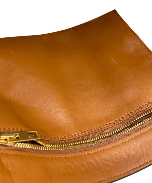 Acne studios（アクネ ストゥディオス）Acne studios (アクネ ストゥディオス) シャイニートートバッグ ブラウンの古着・服飾アイテム