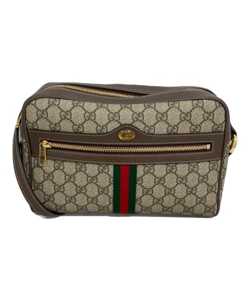 GUCCI（グッチ）GUCCI (グッチ) スモールショルダーバッグ ブラウンの古着・服飾アイテム