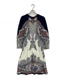 ETRO（エトロ）の古着「ワンピース」｜ネイビー