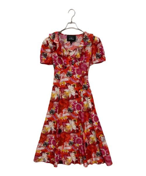 MARC JACOBS（マークジェイコブズ）MARC JACOBS (マーク ジェイコブス) maisie cousins ワンピース レッド サイズ:0000の古着・服飾アイテム
