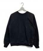 THE NORTHFACE PURPLELABELザ・ノースフェイス パープルレーベル）の古着「フィールド クルーネックスウェットシャツ」｜ブラック