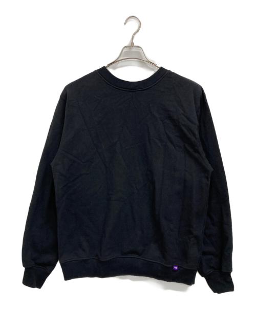 THE NORTHFACE PURPLELABEL（ザ・ノースフェイス パープルレーベル）THE NORTHFACE PURPLELABEL (ザ・ノースフェイス パープルレーベル) フィールド クルーネックスウェットシャツ ブラック サイズ:Lの古着・服飾アイテム